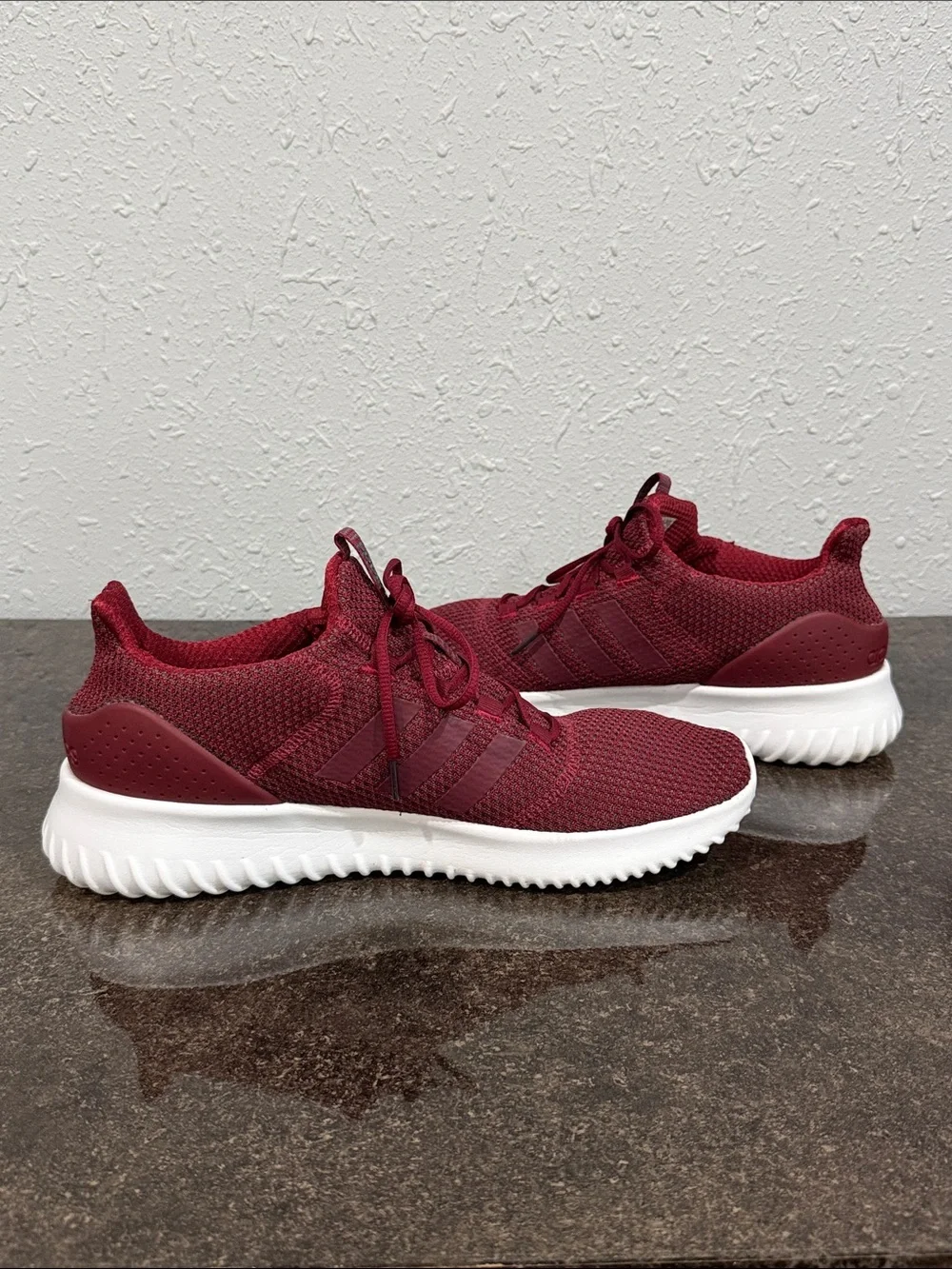ADIDAS Kaptir X Cloud Foam Maroon Running Sneakers Men’s Size 12